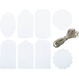 Artikelbild 1 für artoz Geschenkanhänger weiß Hangtag Set kraft, 16 St., Artikelnummer 645851