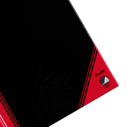 Artikelbild 5 für Bantex Notizbuch Chinakladde DIN A6 blanko, schwarz/rot Hardcover 192 Seiten, 1 St., Artikelnummer 429617