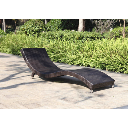 Artikelbild 3 für Garden Pleasure Sonnenliege CARACAS braun Aluminium, Artikelnummer 309769