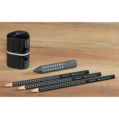 Artikelbild 5 für FABER-CASTELL GRIP 2001 Bleistift-Set B schwarz, 1 Set, Artikelnummer 278303