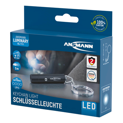 Artikelbild 10 für ANSMANN Keychain LED Taschenlampe schwarz 5,0 cm, 1 St., Artikelnummer 629289