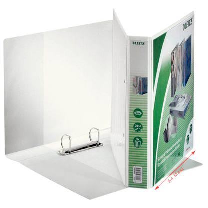 Artikelbild für LEITZ Präsentationsringbücher 2-Ringe weiß 5,0 cm DIN A4, 6 St., Artikelnummer 596031