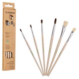 Artikelbild 1 für DONAU ÖKO Pinsel-Set Größe 4, 8, 10, 12, 6-teilig, Artikelnummer 694358