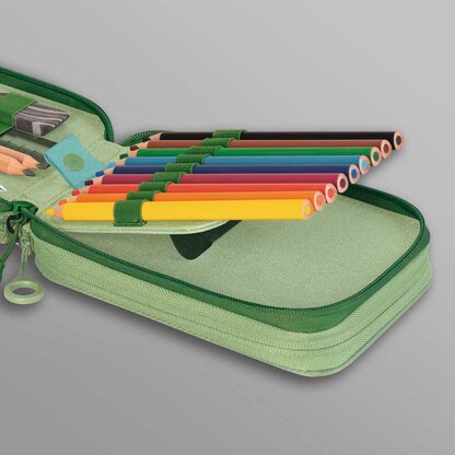 Artikelbild 5 für BRUNNEN Federmäppchen befüllt s'maepp Sweet Dino Jungle grün 33-teilig, 20,0 x 7,5 cm, Artikelnummer 778268