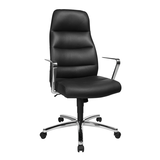 Artikelbild 1 für Topstar Chefsessel Chairman® 70, NC79R A80 Leder schwarz, Gestell chrom, Artikelnummer 267207