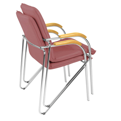 Artikelbild 4 für Nowy Styl Besucherstühle Samba bordeaux Kunstleder, 2 St., Artikelnummer 953091