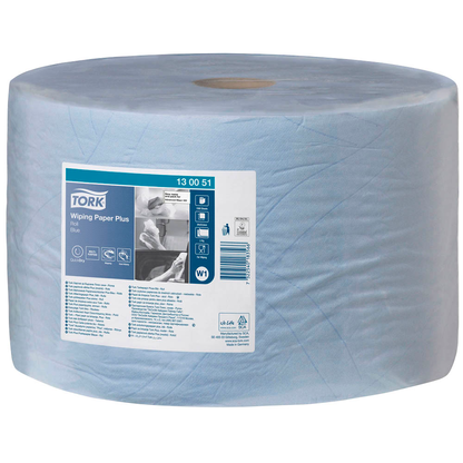 Artikelbild für TORK Putztuchrolle Advanced 420 2-lagig blau, 1.500 Blätter, 1 Rolle, Artikelnummer 863043