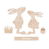 Artikelbild 1 für Rayher Bastelholz natur Osterfreunde zum Stellen, 1 Pack, Artikelnummer 153087