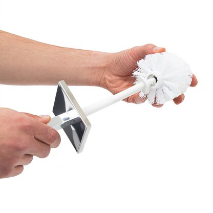 Artikelbild 4 für relaxdays WC-Garnitur schwarz, silber Metall, 1 St., Artikelnummer 360972