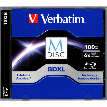 Artikelbild für verbatim Blu-ray BD-R 100 GB bedruckbar, 1 St., Artikelnummer 970911