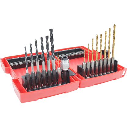 Artikelbild 2 für Werkzeyt Bohrer- und Bit-Set, 32-teilig, Artikelnummer 408108