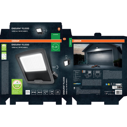 Artikelbild 4 für OSRAM ENDURA® Flood Cool White PCR LED Außenleuchte dunkelgrau 100 W, Artikelnummer 710188