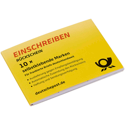 Artikelbild 2 für Deutsche Post 4,85 € Einschreibenmarken 