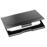 Artikelbild 1 für SIGEL Visitenkartenetui schwarz, für bis zu 20 Visitenkarten, Artikelnummer 353742