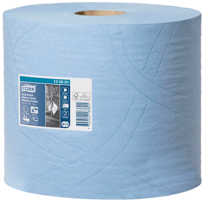 Artikelbild 2 für TORK Putztuchrollen Advanced 440 3-lagig blau, 350 Blätter, 2 Rollen, Artikelnummer 499566