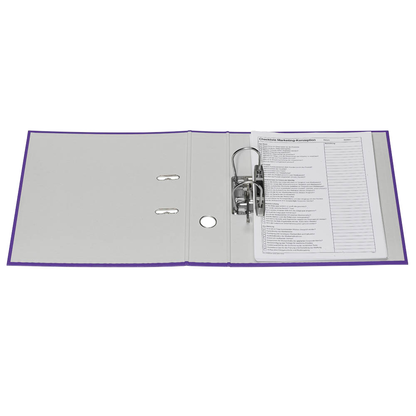 Artikelbild 6 für DONAU Klassik Ordner lila Karton 7,5 cm DIN A4, 1 St., Artikelnummer 184135