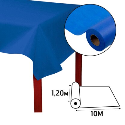 Artikelbild 3 für PROnappe Tischdecke marineblau 1,2 x 10,0 m, 4 Rollen, Artikelnummer 365557