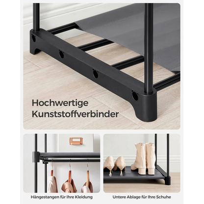 Artikelbild 7 für SONGMICS Stoffschrank, RYG02GY grau 140,0 x 43,0 x 174,0 cm, 1 St., Artikelnummer 439408