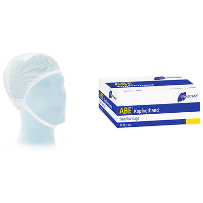 Artikelbild für Meditrade® Kopfverband ABE® 5194 weiß 23,0 x 10,0 cm, 25 St., Artikelnummer 564466