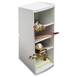 Artikelbild 1 für Exacompta Schreibtisch-Organizer Multitower weiß Polystyrol 4 Fächer 8,3 x 11,0 x 23,0 cm, Artikelnummer 696987