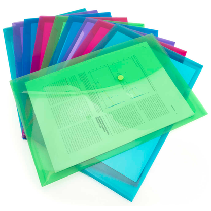 Artikelbild für RAPESCO® Sammelmappe ECO DIN A4+ farbsortiert, 10 St., Artikelnummer 782593