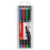 Artikelbild 1 für STABILO OHPen universal Folienstifte-Set farbsortiert permanent, 4 St., Artikelnummer 259635