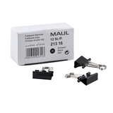 Artikelbild 1 für MAUL Foldbackklammern schwarz 1,5 cm, 12 St., Artikelnummer 958652