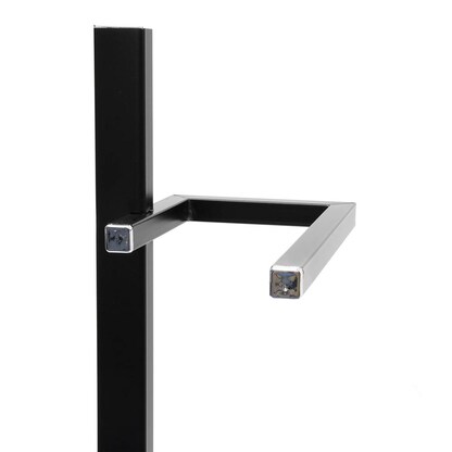 Artikelbild 6 für relaxdays WC-Garnitur schwarz, silber Metall, 1 St., Artikelnummer 360972