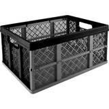 Artikelbild 1 für helit the flap-line Klappbox 32,0 l anthrazit/schwarz 35,0 x 47,5 x 22,7 cm, 1 St., Artikelnummer 427957