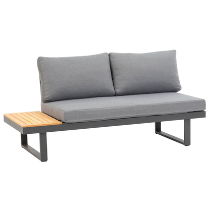 Artikelbild 15 für greemotion Loungegruppe Samara grau, anthrazit Holz, Metall, 8-teilig, Artikelnummer 422851