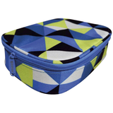 Artikelbild 1 für DONAU Schlampermäppchen Prisma blau/gelb, 23,0 x 17,0 cm, Artikelnummer 438017