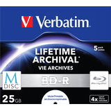 Artikelbild 1 für verbatim Blu-ray BD-R 25 GB bedruckbar, 5 St., Artikelnummer 970374