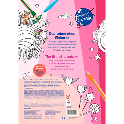 Artikelbild 5 für Pelikan Einhorn mit Sticker Malbuch, 1 St., Artikelnummer 207748