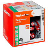 Artikelbild 1 für fischer DuoPower 10x50 2K 535456 Universaldübel Ø 10 mm x 50 mm, 50 St., Artikelnummer 479869