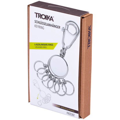 Artikelbild 4 für TROIKA® Schlüsselanhänger PATENT silber, Artikelnummer 666137