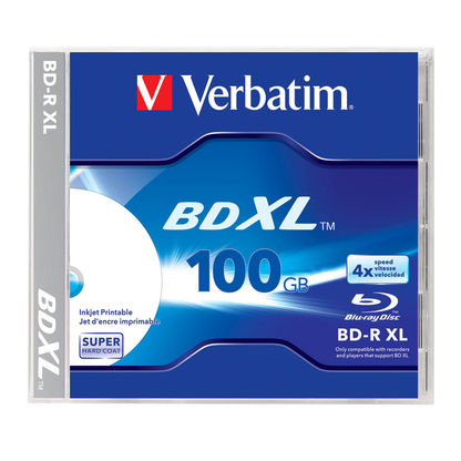 Artikelbild 2 für verbatim Blu-ray BD-R 100 GB bedruckbar, 1 St., Artikelnummer 357501
