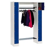 Artikelbild 1 für CP Garderobe mit Schließfächern Serie 8070 lichtgrau, enzianblau 80710-00 S10005, 10 Schließfächer 143,0 x 48,0 x 195,0 cm, Artikelnummer 242735