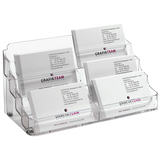 Artikelbild 1 für SIGEL Visitenkartenhalter glasklar, für pro Fach bis zu 70 Visitenkarten, Artikelnummer 569988