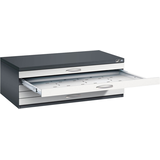 Artikelbild 1 für CP 7100 Planschrank schwarzgrau, lichtgrau 5 Schubladen 110,0 x 76,5 x 42,0 cm, 1 St., Artikelnummer 682240