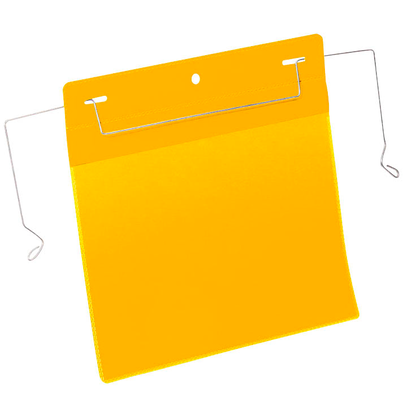 Artikelbild für DURABLE Drahtbügeltaschen gelb A5, 50 St., Artikelnummer 974865