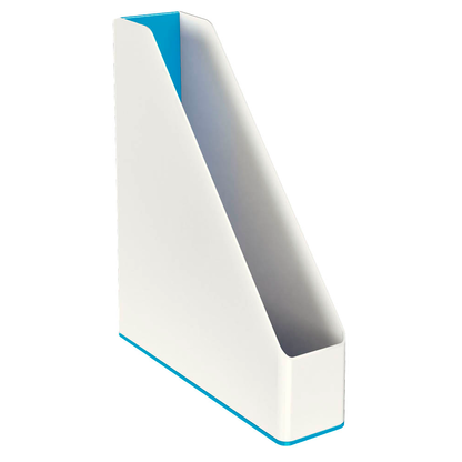 Artikelbild 2 für LEITZ Stehsammler WOW Duo Colour 53621036 perlweiß/blau Kunststoff, DIN A4, 1 St., Artikelnummer 313546
