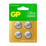 Artikelbild 1 für GP Knopfzellen CR2025 Lithium 3,0 V, 4 St., Artikelnummer 477689