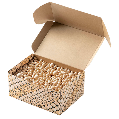 Artikelbild 2 für folia Holzperlen NATURAL naturbraun 2.200 St., Artikelnummer 692693