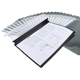 Artikelbild 1 für RAPESCO® Schnellhefter ECO Kunststoff schwarz DIN A4, 25 St., Artikelnummer 782662