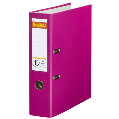 Artikelbild für bene No.1 Power Ordner brombeer Kunststoff 8,0 cm DIN A4, 1 St., Artikelnummer 426254