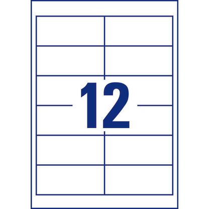 Artikelbild 5 für AVERY Zweckform Etiketten 3659 weiß 97,0 x 42,3 mm, 100 Blatt, Artikelnummer 647685