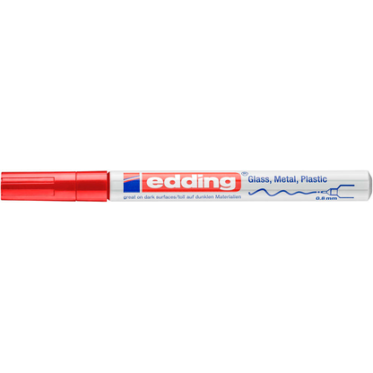 Artikelbild 2 für edding 780 Lackmarker rot 0,8 mm, 1 St., Artikelnummer 673883