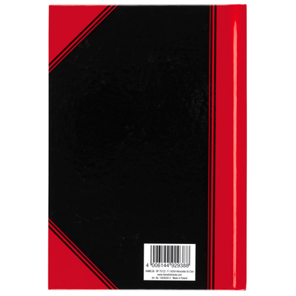 Artikelbild 7 für Bantex Notizbuch Chinakladde DIN A5 liniert, schwarz/rot Hardcover 192 Seiten, 1 St., Artikelnummer 429516