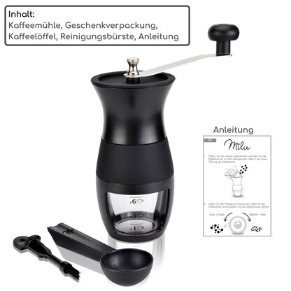 Artikelbild 8 für Milu 5084 Kaffeemühle schwarz, Artikelnummer 859787