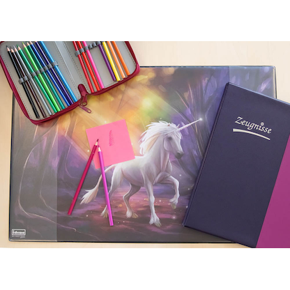 Artikelbild 12 für Idena Zeugnismappe DIN A4, 10 Hüllen violett/blau, 1 St., Artikelnummer 113247